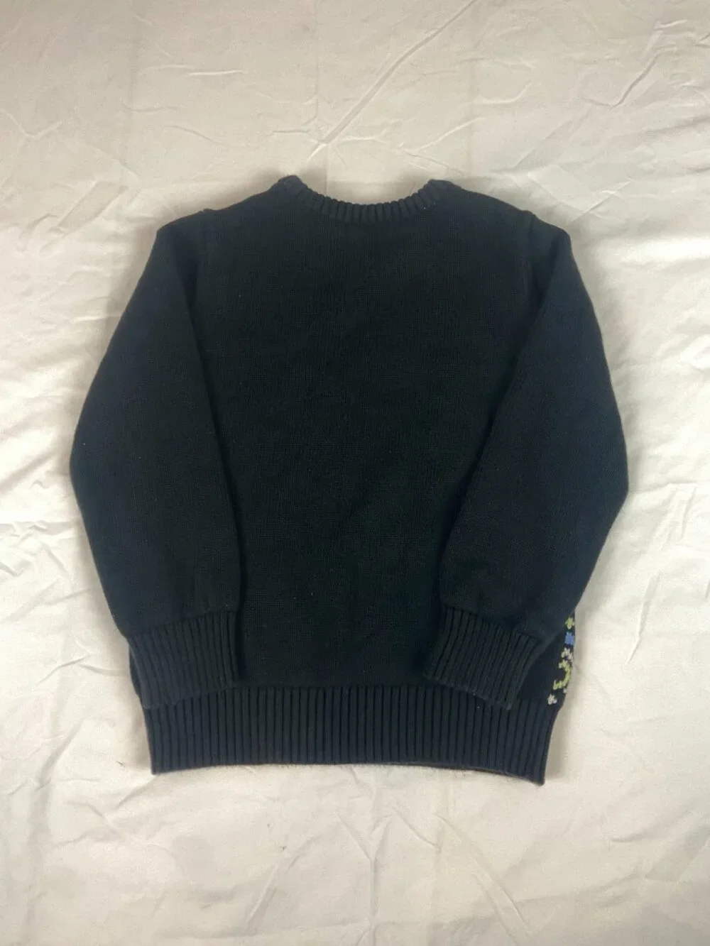 OshKosh B'gosh Kids Christmas Sweater | Size 7 | Black | Christmas Is Loading
